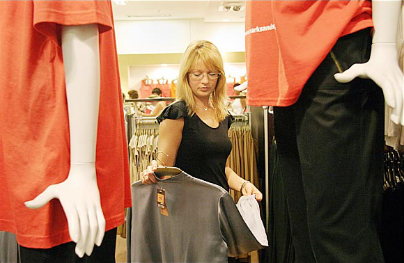 Marks & Spencer store, London, August 2003.
